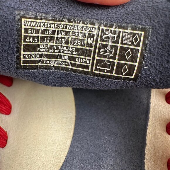 Keen UNEEK X Tokyo Hemp Connection Red White Blue Men's Gorpcore Sandal Size 11 - Picture 4 of 4